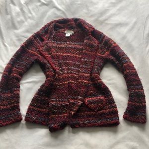 Warm Wool Blend Colorful Sweater
